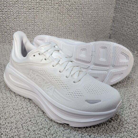Hoka One One Bondi 9 Men’s US Size 8D White Running Shoes 1162011 WWH main image 9